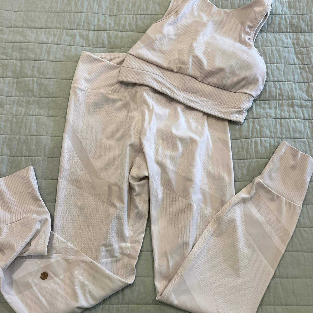 Stylish White ASICS Activewear Set